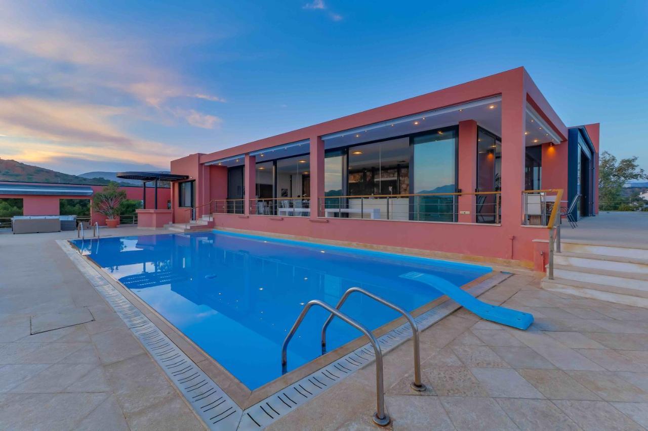 Black Diamond Beachfront Pool Villa Pasithea In Sounio, Athens Sounion Exterior photo